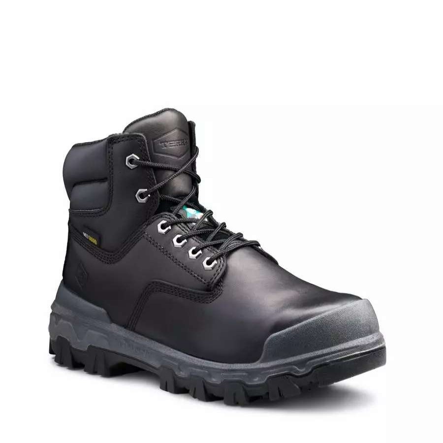 *  Terra Men’S Safety Work Boots Sentry 6 Leather Waterproof With Internal Met Guard | Sizes 7-15