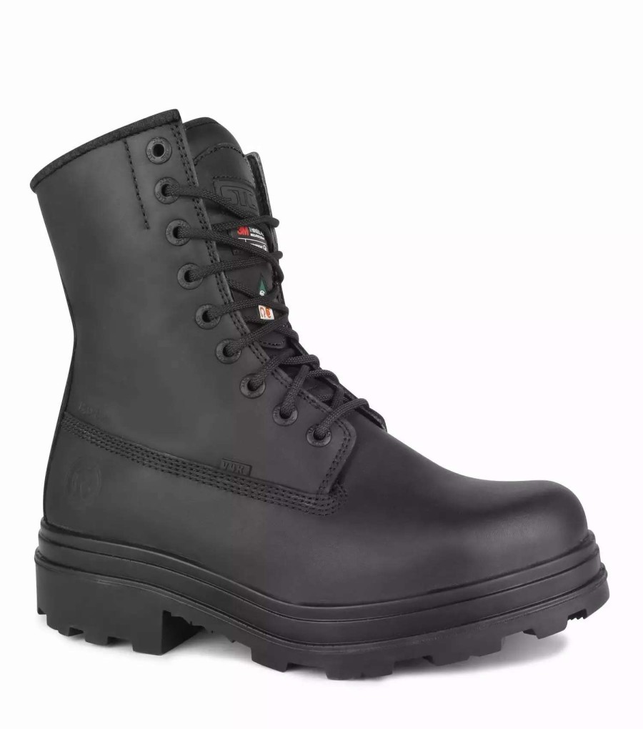 *  Stc Men’S Safety Work Boots Blitz 8 Leather Waterproof With Side-Zip And Vibram Tc4+ Sole Black | Sizes 4-14