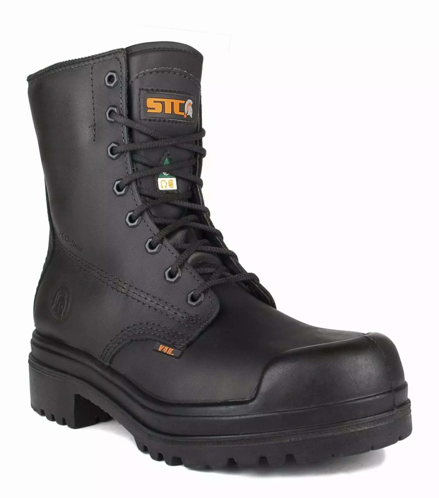 *  Stc Men’S Safety Work Boots Dawson 8 Leather Waterproof With Vibram Tc4+ Sole | Sizes 4-14