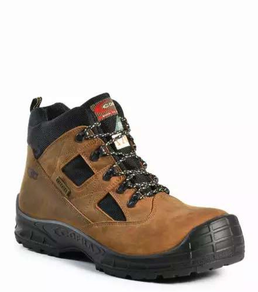 *  Cofra Men’S Work Boots Toronto 6 Waterproof Membrane With Composite Toe Protection | Brown | Sizes 7 13