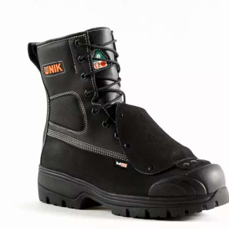 *  Unik Men’S Safety Work Boots Welder 8 Nitirile And Leather Ankle Lock System With External Rigid Metguard | Sizes 4-16