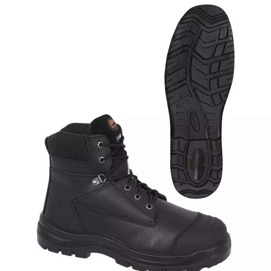 *  Pioneer Men’S Safety Work Boots Csa Leather 6 Steel Toe And Plate Sizes 7-14