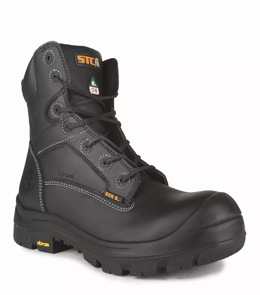 *  Stc Men’S Safety Work Boots Morgan 8 Leather Waterproof With Vibram Gen6 Sole | Sizes 5-14