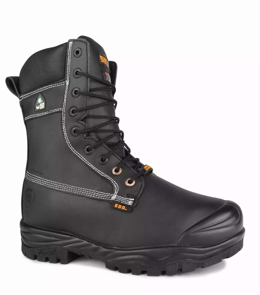 *  Stc Men’S Safety Work Boots Kimberlite 9 Csa Leather Internal Metguard With Vibram Fire & Ice Sole Black | Sizes 6-14