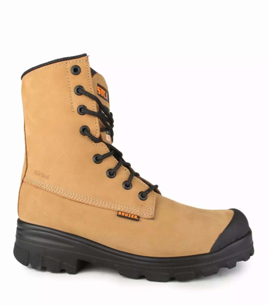 *  Stc Men’S Safety Work Boots Acrobat 8 Leather Waterproof With Thinsulate Insulation Tan | Sizes 7-14