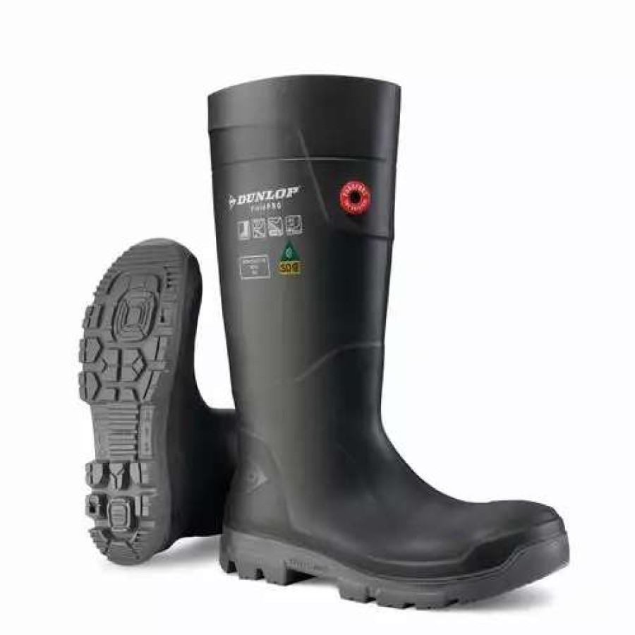 *  Dunlop Men’S Safety Work Boots Fieldpro Steel Toe Thermal Lined -40 C (-40 F) Rated | Sizes 3-14