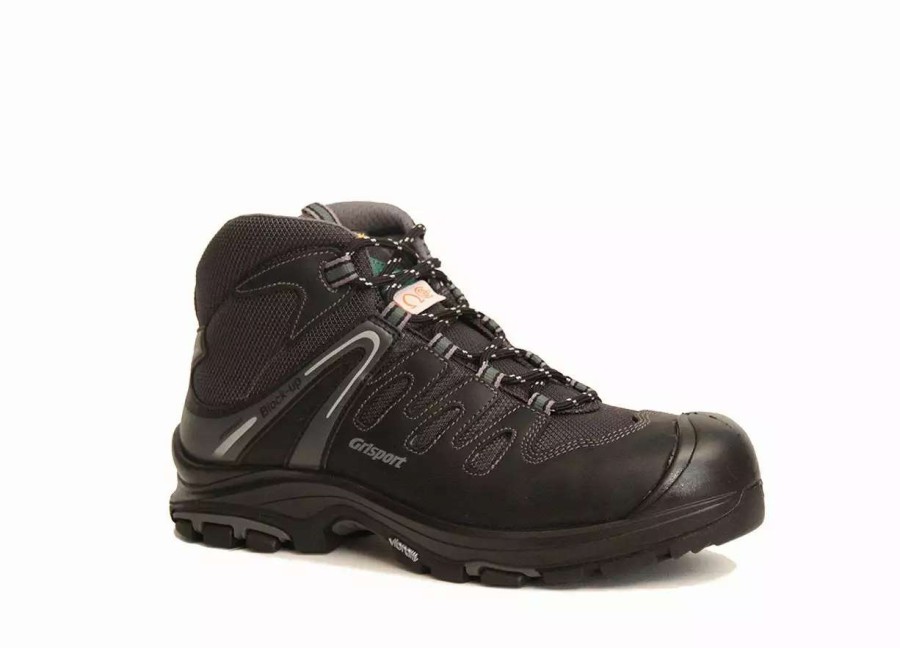 *  Grisport Men’S Safety Work Boots Fairweather 6 Vibram Sole With Perforated Steel Toe Cap Sizes 7-13