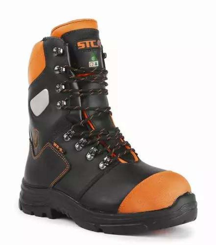 *  Stc Men’S Safety Work Boots Battler 8″ Csa Leather Waterproof Chainsaw Protection | Sizes 5-14